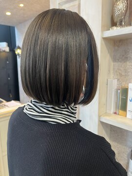 キャアリー(Caary) 福山美容室Caary髪質改善インナーカラー艶髪オリーブベージュ