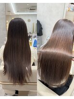 シンシア 銀座(sinsia) 【20代】うねりやパサつきを滑らかな艶髪へ髪質改善