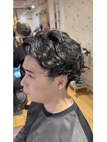 アヴァンス 天王寺店(AVANCE.)&nbsp;かき上げアップバング×ニュアンスパーマ