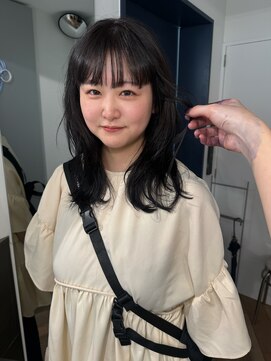 カシェル トウキョウ(Cashel Tokyo) 【sota】シアーラベンダーグレーと小顔魅せ「顔まわりレイヤー」