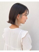 ブレンドバイハピネス(Blend by happiness)&nbsp;ミルクブラウン×インナーカラー×ナチュラルショート