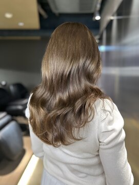 ペレ 原宿(PELE) ダークパープルナチュラルショート夏のヘアアレンジ原宿