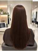 ナチュラル艶ストレート