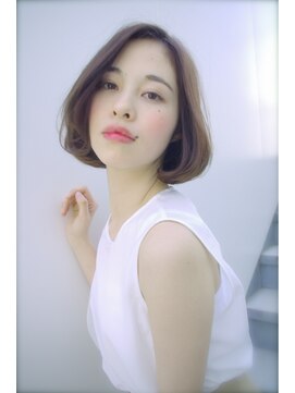 オルセン(OLSEN) 【BALLOON HAIR】大人可愛いグラデーションボブ／ヌーディカラー