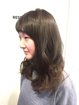 ホフ 大阪心斎橋店(F.O.F) 3Dカラー×艶色ダークアッシュ【ホフ/大阪/心斎橋/難波】