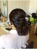 ダウンポニーテールアレンジ【ヘアセット　立川/立川南/袴】