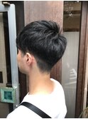 黒髪マッシュ