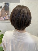 【Lond佐野】小顔モテショートボブ 襟足すっきりアッシュ