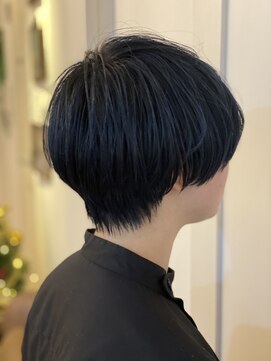 ナインヘアー(NINE HAIR) 【NINE HAIR】マッシュショート＿ブルージュカラー