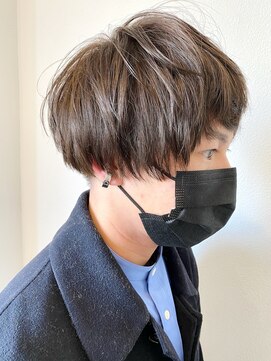 メルト 吉祥寺(melt) 【宮本大輔】マッシュ ショート ニュアンスパーマ 刈り上げ