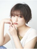  ボブ/カーキグレージュ/大人かわいい[恵比寿/恵比寿駅]