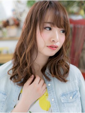 カバーヘア イヴ 戸頭店(COVER HAIR EVE) ★シースルーバングテラコッタなみなみウェーブ10代20代30代★8