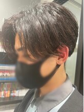 ＜ビジネス＞[京都/メンズ/メンズパーマ/ツイストスパイラルパーマ/波巻きスパイラルパーマ/眉毛/フェード]