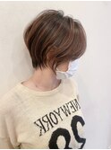 前下がりショートボブ