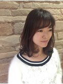華やかミディ［今泉］［ショート］［ボブ］［白髪染め］