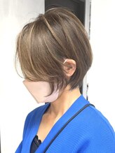 GBG 自由が丘 くびれショートボブ40代50代グレイカラー白髪染め白髪ぼかし