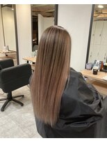 ラフ 難波店(LAFF)&nbsp;#黒髪#ボブルフ#ネビージュ#小顔#ワンレン