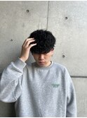 波巻きスパイラルパーマツイストスパイラルパーマ韓国風マッシュ