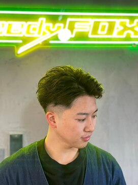 グリーディーフォックス 三軒茶屋(GreedyFOX) 波巻き/マッシュパーマ/ウルフ/ハイライト<理容室>三軒茶屋