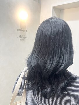 ユニック コウベ(unique KOBE) 艶髪ブルーブラック