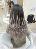 グラデーション シルバー