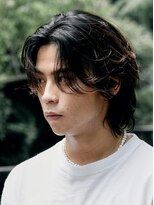 レタッチ バイ フィフス 天神大名(RETOUCH by fifth)&nbsp;スパイラルパーマメンズパーマメンズヘアセンターパート束間