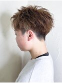 【Reir_下北沢】*メンズショート+刈り上げ+ベージュ*