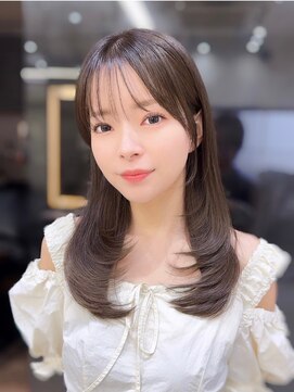 ロンドアヴァントゥス 池袋(Lond aventus) ミディアムレイヤーカット/レイヤー/顔回り/韓国/髪質改善/池袋