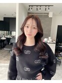☆韓国巻き☆ラベンダーブラウン☆くびれヘア☆久留米☆