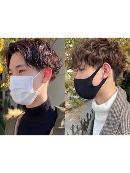 3割はメンズのお客様♪カット&パーマでスタイルチェンジしましょう!