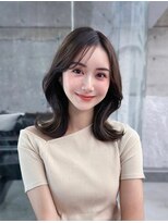 フィヴェント(Fivent)&nbsp;メルティカラー似合わせカットフェミニンロング韓国レイヤー