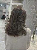 ブリーチなしオリーブブラウン