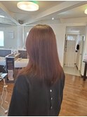マッシュウルフボブヘア前髪レイヤーボブ着物ブリーチなしカラー