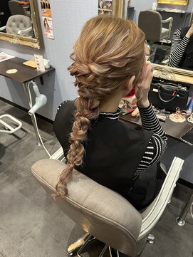 ハナハナプラス(hana hana+) 編みおろしアレンジ