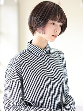 シェール(cher) ショートボブ/レイヤー【cher西宮北口:中前】