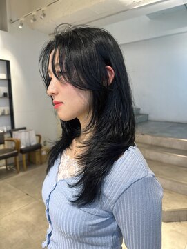 ゼスト パーク(ZEST PARK) ウェーブミディアム似合わせカット韓国レイヤー吉祥寺　kanon