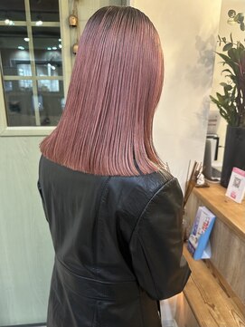 ワンヘアーアナザーライフ(ONE hair-another-life) ピンクカラー