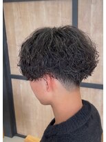 エッジ(EDGE)&nbsp;大分メンズ刈り上げマッシュ波巻きスパイラルパーマスタイル