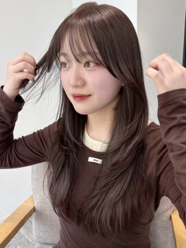 ビューシンサイバシ(VIEW SHINSAIBASHI) 透明感グレージュざくざくハイレイヤー10代20代30代