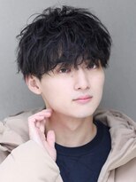 リップス 仙台annex(LIPPS)&nbsp;ラウンドマッシュスパイラルパーマ刈り上げマッシュ