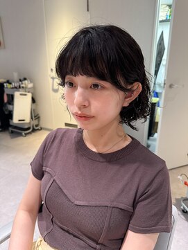 アム(amu) ボブパーマ/パーマボブ/ゆるふわパーマ/ウェーブボブ/パーマヘア