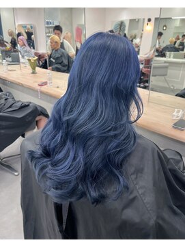 ベレーザ 渋谷神南(Beleza) 16196ブリーチ＆ダブルカラー渋谷エンドカラーラウンドバング