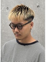 グラッシー(GLASSY)&nbsp;スキンフェード/ツイストピンパーマ/スパイキーベリーショート＃