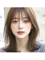 モンド ヘアクリエーション 新栄店(monde hair creation)&nbsp;【monde】外ハネミディ×インナーカラー×髪質改善