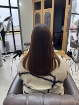 アールトゥーヘアー(art To Hair)&nbsp;髪質改善ストレート/ロング/ベージュカラー/柔らかストレート