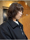初めてでも安心なミディアムウルフパーマ/柔らかパーマ