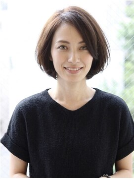 レウナ 外苑前(Reuna) 30代40代大人可愛いボブ　ひし形ボブ　ワンカール