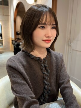 ロンドクレール 川崎(Lond clair) 【北澤華】ブリーチなし/髪質改善/ピンクベージュ/前髪/川崎