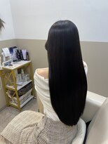 シュヴーブリヤン(cheveux brillants)&nbsp;「再現性100%の艶髪」朝のアイロンが簡単に黒髪ロングの仕上がり