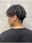 波巻きパーマ